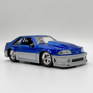 โมเดลรถยนต์ 1:24 Diecast 1989 Ford Mustang GT ของเล่นสําหรับเด็ก