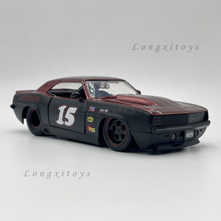 Jada โมเดลรถยนต์ 1:24 Diecast 1969 Chevrolet Camaro ของเล่นสําหรับเด็ก