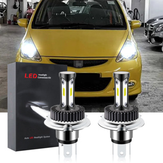 หลอดไฟหน้ารถยนต์ LED T12 6000K สีขาว แบบเปลี่ยน สําหรับ Hond Fit Jazz Hatchback 2003 2004 2005 2006 2007 (1 คู่)