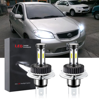 หลอดไฟหน้ารถยนต์ LED T12 6000K สีขาว แบบเปลี่ยน สําหรับ TOYOTA VIOS SOLUNA VIOS AXP4 2002 2003 2004 2005 (1 คู่)