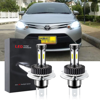 หลอดไฟหน้ารถยนต์ LED T12 6000K สีขาว แบบเปลี่ยน สําหรับ Toyota Vios Third Generation gen 3 2013 2014 2015 2016 2017 2018 (1 คู่)