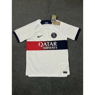 เสื้อกีฬาแขนสั้น ลายทีมชาติฟุตบอล Paris Saint-Germain 23-24 ชุดเยือน