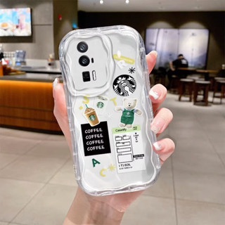 เคสโทรศัพท์มือถือแบบใส กันกระแทก ลายสตาร์บัคส์น่ารัก สําหรับ Redmi f3 poco m3 pro 5g 10t 5g poco x3 gt poco m4 pro 5g 1t 5g 11s xiaomi 11i 5g