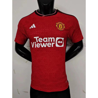 เสื้อกีฬาแขนสั้น ลายทีม Manchester United 23-24 ชุดเหย้า