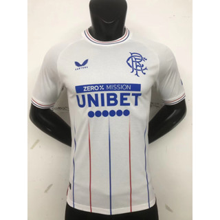 เสื้อกีฬาแขนสั้น ลายทีมผู้เล่น 23-24 Rangers F.C. away