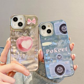 เคสโทรศัพท์มือถือ tpu กันกระแทก ลายหัวใจ พีช กาแฟ สําหรับ iPhone x xr xsmax 11 12 13 14 mini plus pro promax