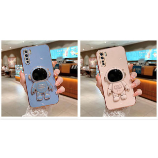 เคสโทรศัพท์มือถือ ลายการ์ตูนนักบินอวกาศ พร้อมขาตั้ง สําหรับ OPPO A17K OPPO A17 OPPO A78