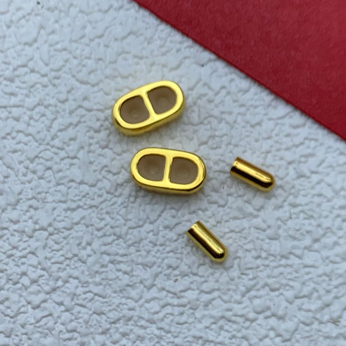 Zhoujia หัวเข็มขัด 8 ตัวอักษร 3มม/2.5มม/2มม สำหรับทำสร้อยข้อมือ DIY thumbnail 7