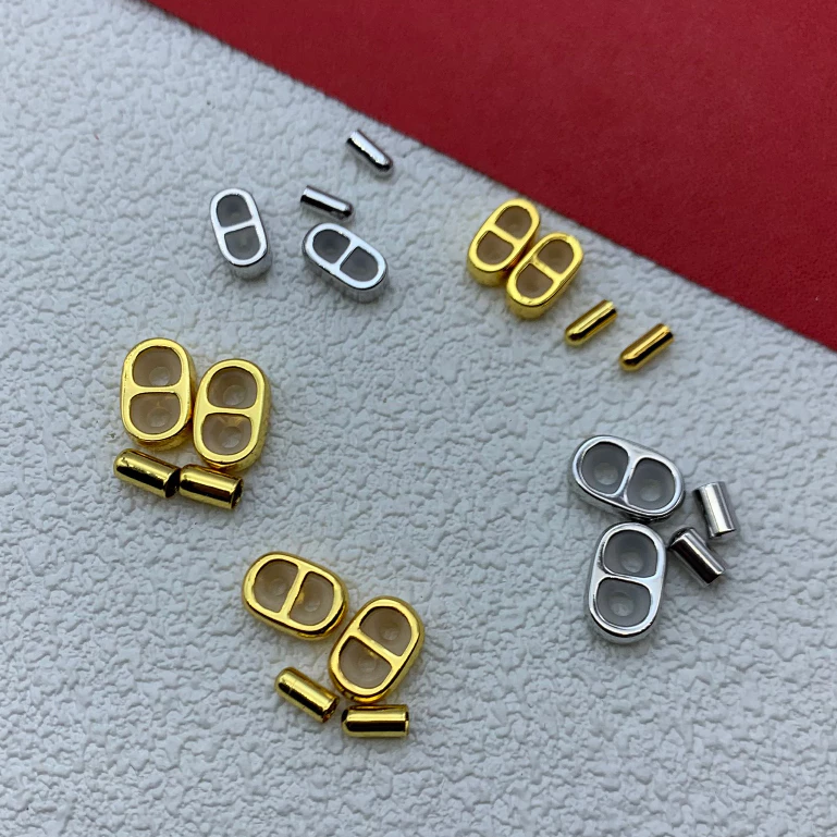 Zhoujia หัวเข็มขัด 8 ตัวอักษร 3มม/2.5มม/2มม สำหรับทำสร้อยข้อมือ DIY thumbnail 4