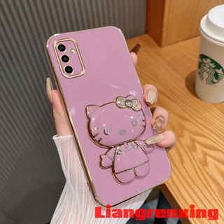 เคส samsung M12 M23 M52 M11 m51 m31 m21 m20 เคสโทรศัพท์มือถือ ซิลิโคนนุ่ม กันกระแทก ลายการ์ตูนแมว พร้อมที่ตั้งวาง สําหรับ samsung M12 M23 M52 M11 m51 m31 m21 m20 DDKTM01 น่ารัก ลายการ์ตูน กันกระแทก