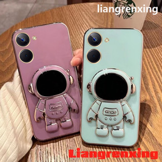 เคส REALME C55 REALME C55 NFC 5G 2023 เคสโทรศัพท์มือถือ ซิลิโคนนิ่ม กันกระแทก ลายนักบินอวกาศ พร้อมที่ตั้งวาง สําหรับ REALME C55 REALME C55 NFC 5G 2023 DDYHY01 น่ารัก ลายการ์ตูน กันกระแทก