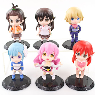 ตุ๊กตาฟิกเกอร์ Rinne No Lagrange Kyouno Madoka Lan Q Version ขนาด 9 ซม. 6 ชิ้น ต่อชุด