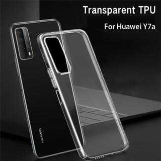 สำหรับ Huawei Y7a Y6p Y9 Prime 2019 Y6 Pro Y7 Y9s Y7p Y8p Y5 Y9a Y5p Y5 Lite Y8s ซิลิโคน TPU ใสเคสโทรศัพท์