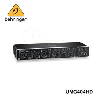 Behringer U-Phoria UMC404HD ออดิโอไฟล์ 4x4 24-Bit/192 kHz USB เสียง อินเตอร์เฟซ MIDI พร้อมไมโครโฟน พรีแอมป์