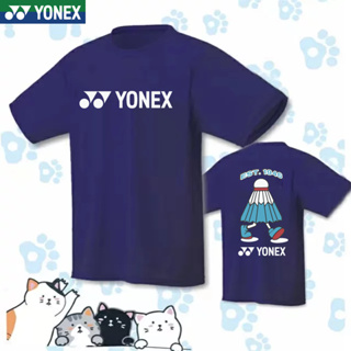 Yonex ใหม่ เสื้อยืดลําลอง แขนสั้น ระบายอากาศ ลาย World Championships เหมาะกับการเล่นกีฬาแบดมินตัน สําหรับผู้ชาย ผู้หญิง 2023