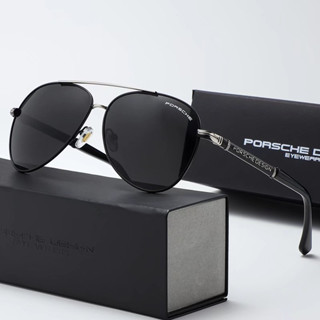 ใหม่ PORSCHE DESIGN EYEWERR แว่นตากันแดด UV400 ลําลอง โลหะ คุณภาพสูง ไม่มีกล่อง แฟชั่นสําหรับผู้ชาย