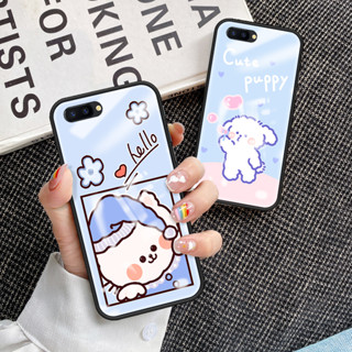 เคสโทรศัพท์มือถือกระจกนิรภัย TPU แบบนิ่ม ขอบแข็ง กันกระแทก สําหรับ OPPO R11 R11 เคส