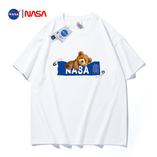 เสื้อยืดแขนสั้น พิมพ์ลายอนิเมะ NASA ขนาดใหญ่ คุณภาพสูง สําหรับผู้ชาย