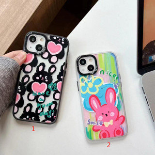 เคสโทรศัพท์มือถือ กันกระแทก ลายการ์ตูนกระต่าย สําหรับ iPhone14 11 12 13 13Pro 13ProMAX