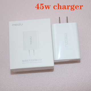 Meizu สายชาร์จเร็ว 45W QC3.0 ปลั๊ก US สําหรับ Meizu 18 19 Pro M5 M6 Note 9 X8 100 ซม.