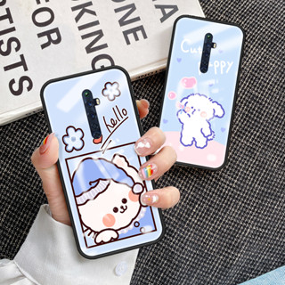 เคสโทรศัพท์มือถือกระจกนิรภัย TPU แบบนิ่ม ขอบแข็ง กันกระแทก สําหรับ OPPO RENO2 Z RENO2 Z เคส