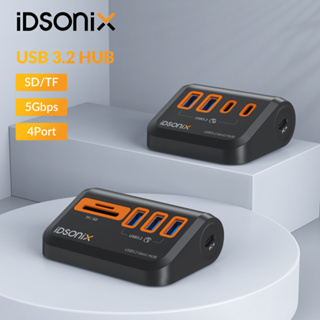 iDsonix ฮับอะแดปเตอร์แยก USB 3.2 Type C หลายพอร์ต OTG สําหรับแล็ปท็อป คอมพิวเตอร์ PC Macbook