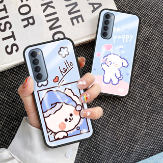 เคสโทรศัพท์มือถือกระจกนิรภัย TPU แบบนิ่ม ขอบแข็ง กันกระแทก สําหรับ OPPO RENO 4 PRO 4 PRO เคส