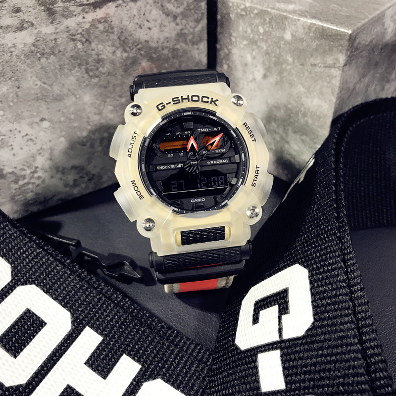 CASO G-SHOCK GA900 Series นาฬิกา GA-900TS-4A สายผ้าไนลอนนาฬิกากันน้ํากันกระแทก