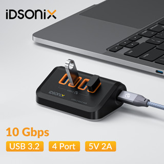 iDsonix ฮับ USB 3.2 Type C 10Gbps หลายพอร์ต USB-A Gen2 สําหรับ Surface Macbook แล็ปท็อป PC