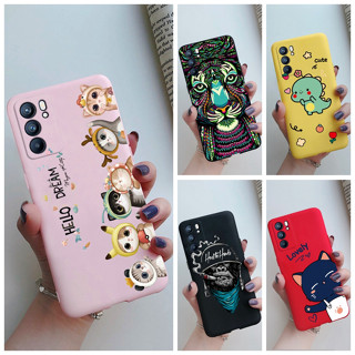 เคสโทรศัพท์มือถือแบบนิ่ม ลายการ์ตูน แฟชั่น สําหรับ OPPO Reno6 5G Reno 6 Reno6 5G