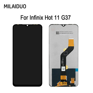 อะไหล่หน้าจอสัมผัส LCD 6.82 นิ้ว สําหรับ Infinix Hot 11 G37 X689F