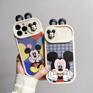 เคสโทรศัพท์มือถือ ลายการ์ตูนมิกกี้เมาส์ 3D น่ารัก สําหรับ Iphone 14pro max 13 pro max 12pro max 11pro max