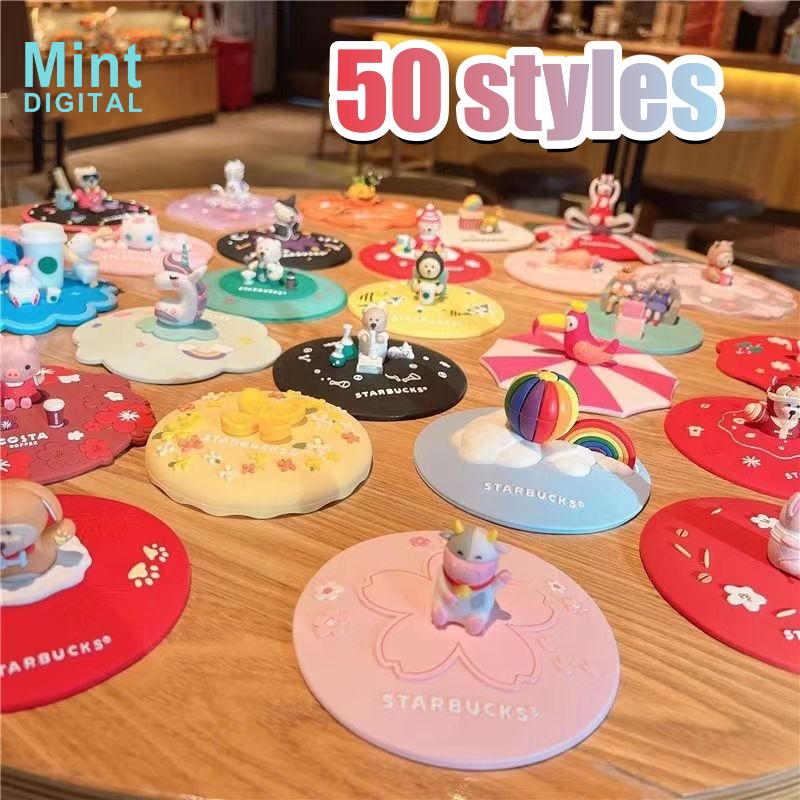 พร้อมส่ง! Starbucks ฝาครอบแก้วกาแฟ ซิลิโคน กันฝุ่น เกรดอาหาร น่ารัก สร้างสรรค์ อุปกรณ์เสริม