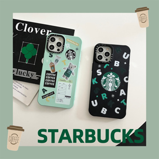 CASE.TIFY Liquid silicone Starbucks phone case for iphone 14 14plus 14pro 14promax 13 13pro 13promax cute style 12 12pro 12promax 11 11promax High-end soft transparent casing shockproof x xr xsmax 7plus New Design ins styles popular