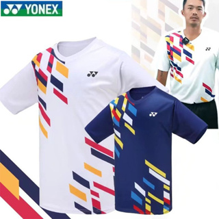 Yonex เสื้อยืดแขนสั้น ระบายอากาศ ดูดซับเหงื่อ แห้งเร็ว เหมาะกับการเล่นกีฬาบาสเก็ตบอล เทนนิส สําหรับผู้ชาย และผู้หญิง