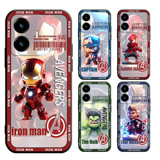 เคส vivo Y02 Y02A Y16 Y02S Y20 Y20S Y20T Y12A Y12S Y20SG Y01 Y15A Y15S Y20I Y21S Y3S T1x Y33T Y21T Y33s Y21 2021 Y12 Y17 Y15 Y11 Y11D Y12i Y19 โทรศัพท์มือถือแบบนิ่ม ลายมาร์เวล สําหรับ