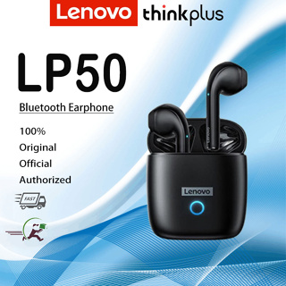 Lenovo LP50 TWS หูฟังอินเอียร์ บลูทูธ 5.2 ไร้สาย ขนาดเล็ก พร้อมไมโครโฟน ตัดเสียงรบกวน