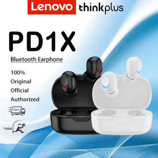 Lenovo PD1X หูฟังบลูทูธไร้สาย พร้อมไมโครโฟนคู่ HD ลดเสียงรบกวน สําหรับเล่นกีฬา