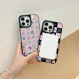 Casetify เคสโทรศัพท์มือถือ PC แข็ง กันกระแทก ลายตารางหมากรุก สําหรับ iPhone 14 Pro Max 13 12 Pro Max 12 12 Pro