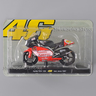 โมเดลรถจักรยานยนต์จําลอง ขนาดเล็ก สเกล 1:18 Aprilia RSV 250 Valentino Rossi 46