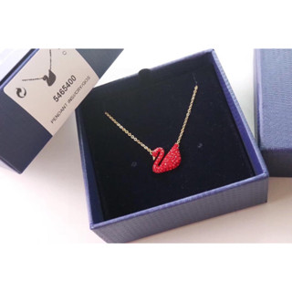 SWAROVSKI Dancing Swan necklace Swan Red