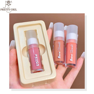 Pretty Girl 【COD &amp; พร้อมส่ง】บลัชออนเนื้อเหลว ติดทนนาน กันน้ํา กันเหงื่อ ไม่จางหาย สีธรรมชาติ สําหรับแต่งหน้า