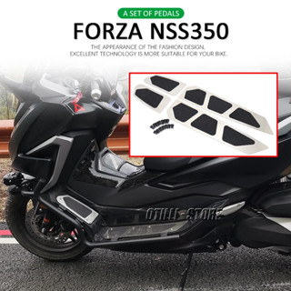 แผ่นเหยียบเท้า สเตนเลส กันลื่น สําหรับ Honda Forza350 300 NSS 300 350 2018-2022