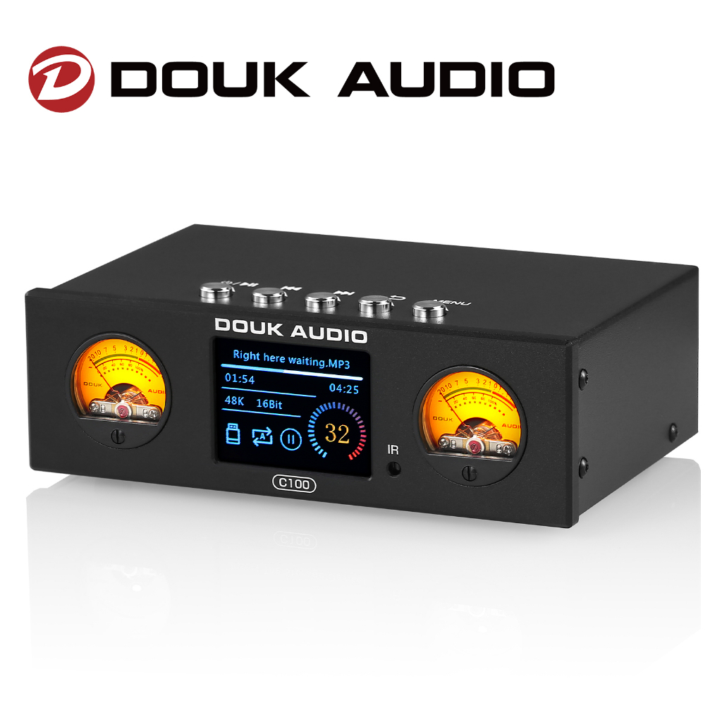 Douk Audio C100 เครื่องเล่นเสียงดิจิตอล Hi-res 384K DSD ขนาดเล็ก