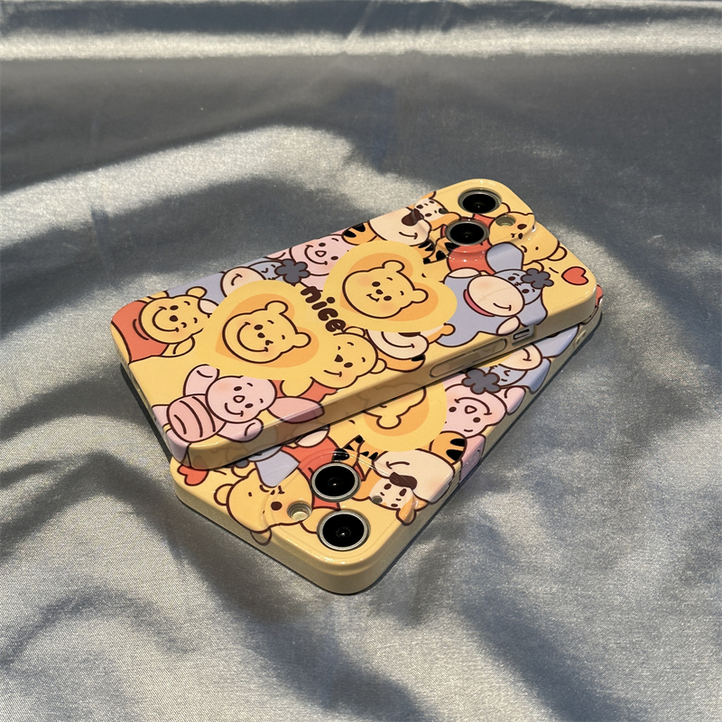 เคสโทรศัพท์มือถือ กันกระแทก ลายการ์ตูนหมีพูห์สีเหลือง สําหรับ Huawei Y9S Y9PRIME 2019 NOVA5T NOVA7i NOVA7 NOVA7SE NOVA8 NOVA9 NOVA9SE NOVA10 NOVA10PRO NOVA10SE NOVAY70 Y90 P20 P30 MATE20