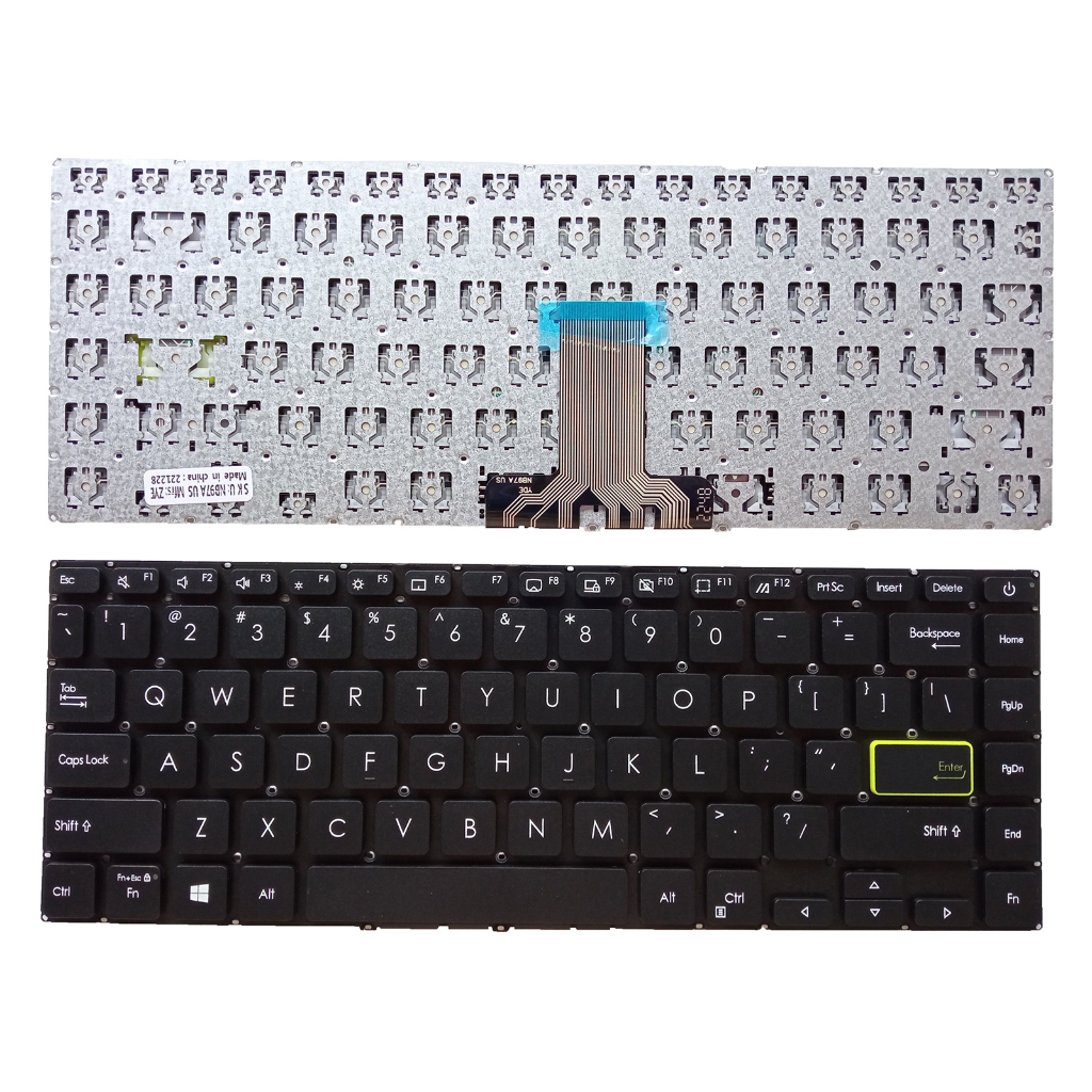 แป้นพิมพ์ US สําหรับ ASUS E410 E410KA E410MA Vivobook Go 14 (E410) S14 S433
