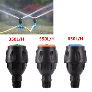 1 ชิ้น 350~650 L / H 360° หัวฉีดสปริงเกลอร์ แบบหมุนได้ สําหรับรดน้ําสนามหญ้า สนามหญ้า ฟุตบอล