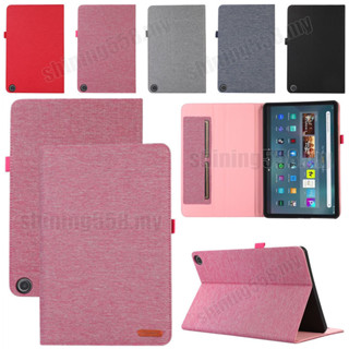 For Amazon Fire Max 11 2023 Solid Colour Flip Case Shockproof Foldable Stand Tablet Cover