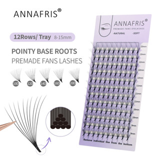 Annafris ขนตาปลอม 10D 12D 14D 16D 20D ขนนิ่ม ดูธรรมชาติ