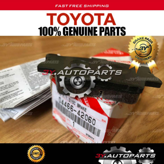 ใหม่ ของแท้ 100% ผ้าเบรกหลัง 04466-42060 สําหรับ Toyota Harrier AVU65 ZSU60 ZSU65 &amp; Camry ACV40 ACV41